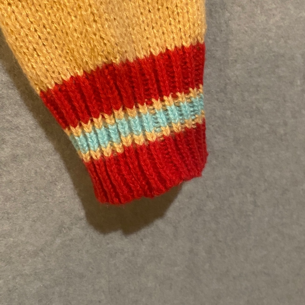Colorful Funky Sweater with Number Patch - Picture 4 of 5
